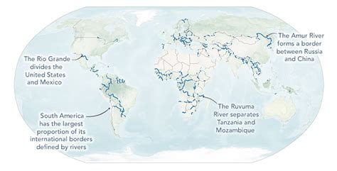 World Map Showing Major Rivers - Dorree Kassandra