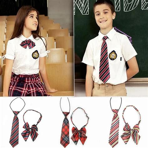 Aliexpress.com : Buy Mantieqingway Plaid Collar Flower Bow Neck Ties for Children Fashion Boys ...