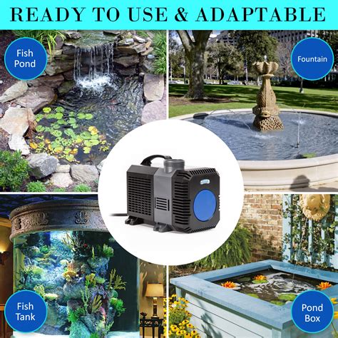 Submersible Aqua Aquarium Fountain Pond Marine Water Pump Fish Tank | eBay