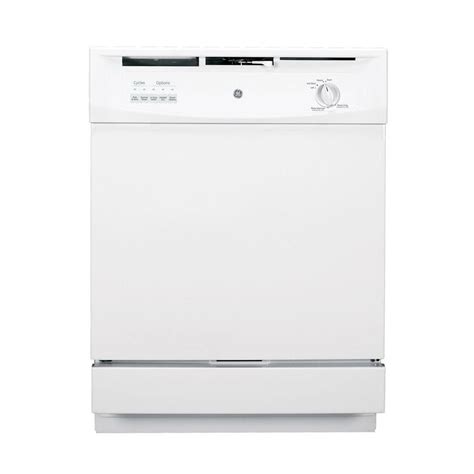 GE Front Control Dishwasher in White-GSD3300KWW - The Home Depot