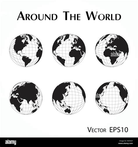 [最も人気のある！] world map with latitude and longitude black and white 160840-Black and white world ...