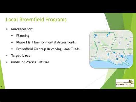 Brownfields 101 - Part 2.1: Accessing Brownfield Resources - YouTube