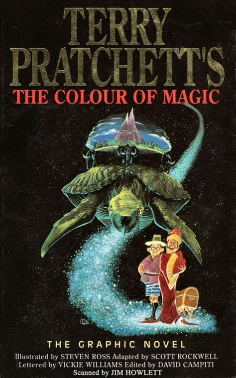 Terry Pratchett loves me. This graphic novel introduced me to his world ...