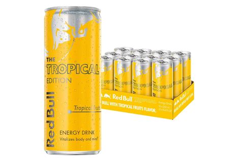 Red Bull Energy Drink Tropical Edition 12 x 250ml - Nicol Retailer Limited