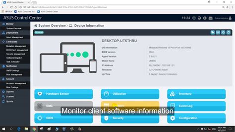 ASUS Control Center (ACC) Interface Introduction; Corporate Stable Model (CSM) Program - V1 ...