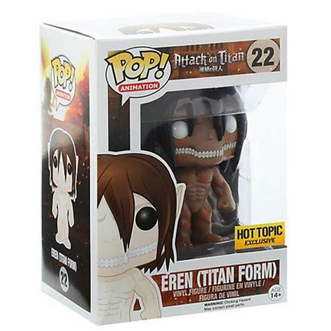 Funko Attack on Titan POP! Animation Eren Vinyl Figure [Titan Form Rage ...