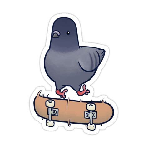 pigeon Sticker by Guacamole Greg | Pegatinas bonitas, Pegatinas ...