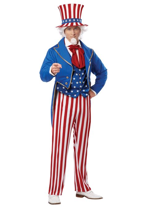 Deluxe Uncle Sam Men's Costume