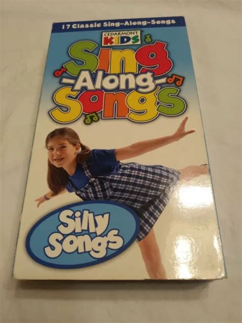 CEDARMONT KIDS VHS Tape Sing-Along Songs Silly Songs £9.45 - PicClick UK