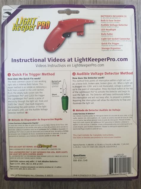 Light Keeper Pro The Complete Tool For Fixing Incandescent Light Sets ...