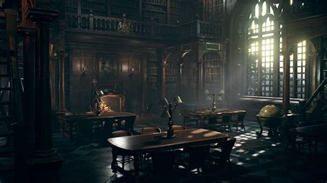 Hogwarts Library on ArtStation at http://maverickld.artstation.com ...