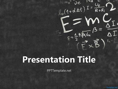 free physics ppt templates - ppt template on Physics Powerpoint Background | Ppt template, Math ...