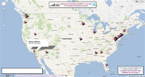 Check T-Mobile iPhone 3G / 4G Coverage Map