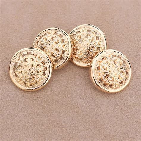 Wholesale High-quality Metal Coat Buttons Vintage Hollow Carved Coat ...