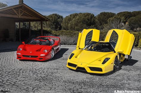 Stunning Ferrari Enzo and F50 Photoshoot in Madrid, Spain - GTspirit