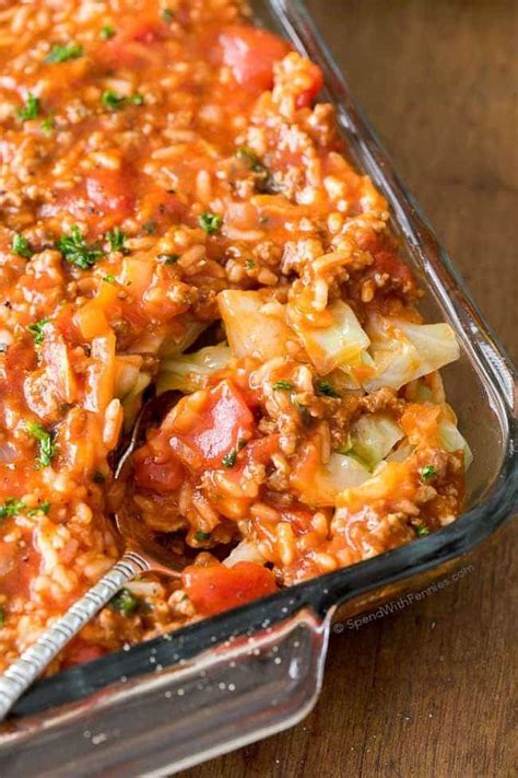 Unstuffed cabbage casserole is the perfect way to enjoy lazy cabbage ...