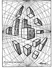 4 Point Perspective Grid