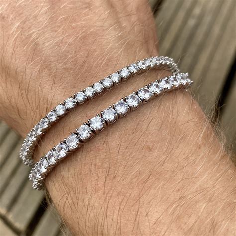 Tennis Diamond Bracelet Mens Hot Sale | bellvalefarms.com