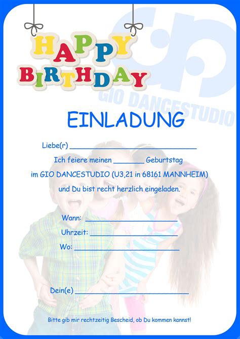 vorlage einladung kindergeburtstag junge | Birthday invitation card ...