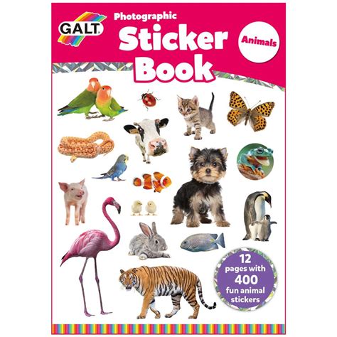 Photographic Sticker Book - Animals – Galt Toys UK