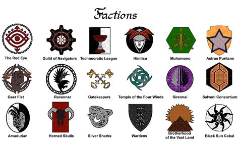 Cheiva faction emblems by Mexakin on DeviantArt