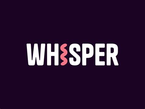 Whisper (Logo Animation) by Alex Tkachev on Dribbble