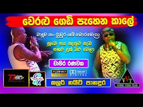 weralu gedi pahena kale | Chamara ranawaka | GO TRAVEL FIX COLOR NIGHT 2022 - YouTube