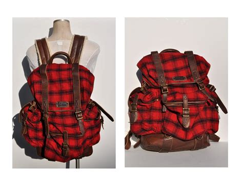 vintage backpack daypack LL BEAN carry on daypack day by andyhaul