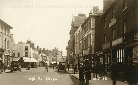 Postcards Then and Now: Slough, Buckinghamshire, High Street c1926