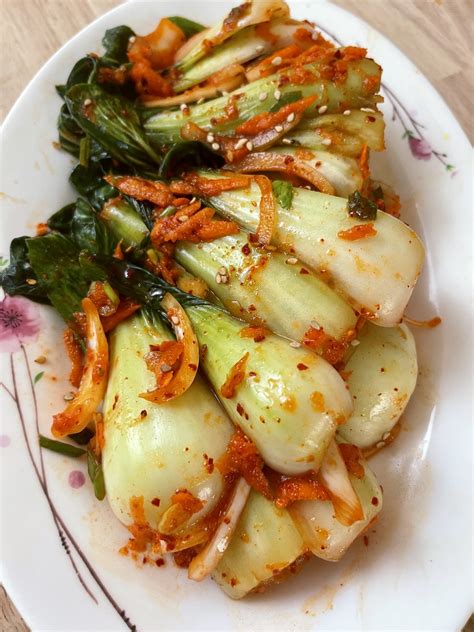 Bok Choy Kimchi Salad | LOVE KOREAN FOOD