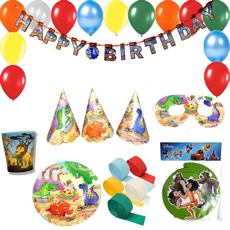 ThemeHouseParty Cartoon Characters Printe Birthday Party Decoration Combo of 91+ Items for Theme ...