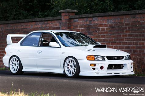 That Frozen White Subaru Impreza STI - Wangan Warriors