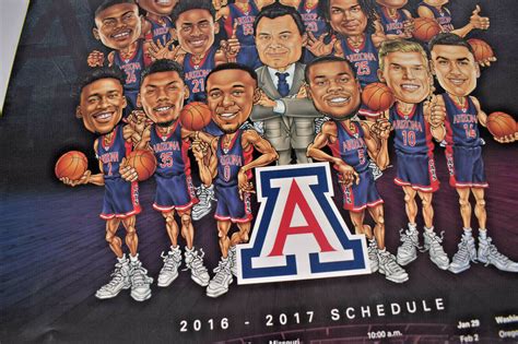 2016 2017 University of Arizona Wildcats College Basketball Schedule ...