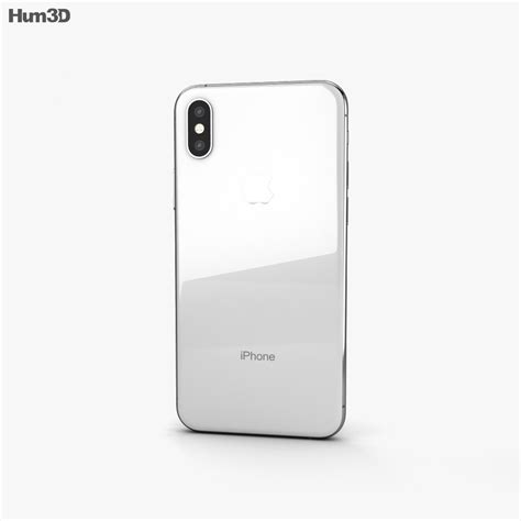 Apple iPhone XS Silver 3D model - Electronics on Hum3D