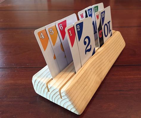 Wooden Playing Card Holder for Kids | Wood projects for kids, Playing ...