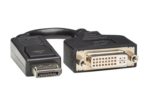 Tripp Lite DisplayPort to DVI Adapter Video Converter DP-M to DVI-I-F 6in - P134-000 - Monitor ...