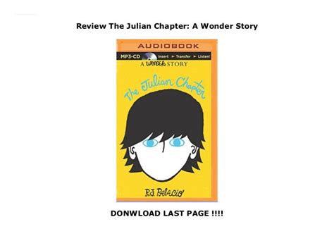 Review The Julian Chapter: A Wonder Story