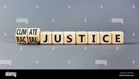 Climate or racial justice symbol. Concept words Climate justice Racial ...