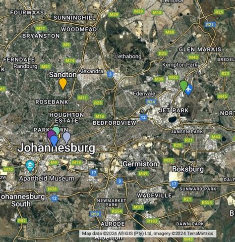 Johannesburg Map | Gadgets 2018