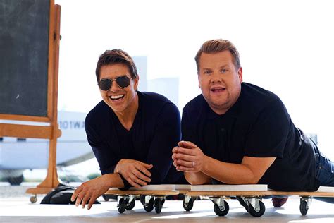 James Corden Says Tom Cruise Asked If He Could Land Helicopter in His Yard