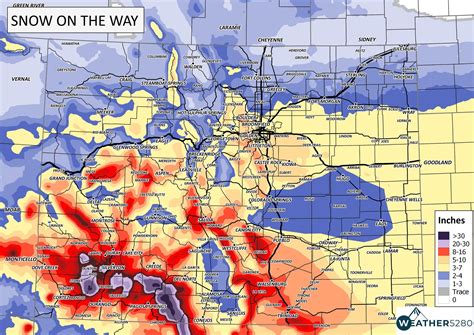 Storm update and running list of snowfall totals across Colorado ...