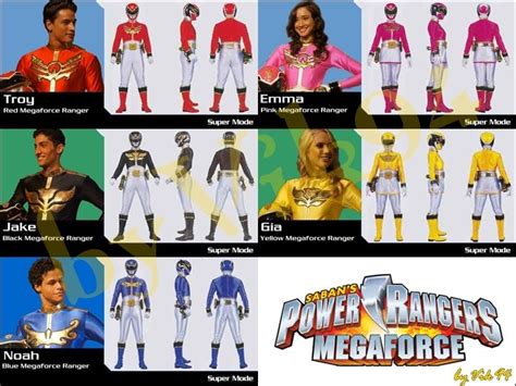 Power rangers megaforce, Power rangers, New power rangers