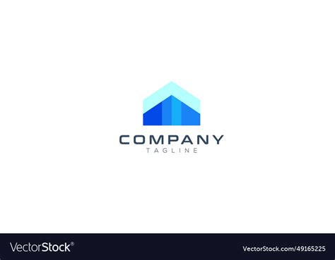 Warehouse template logo design Royalty Free Vector Image