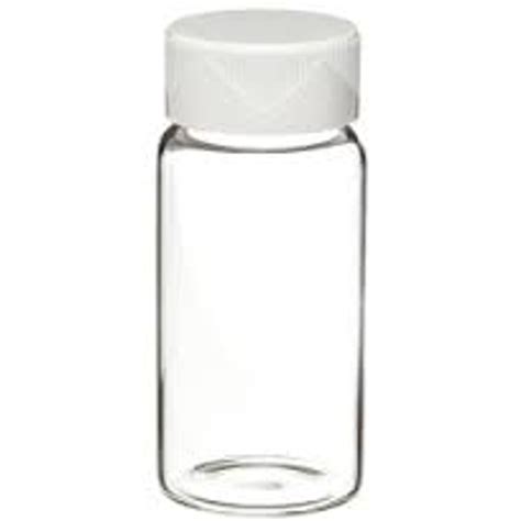 KIMBLE 74504-20 Glass 20mL Scintillation Vials in Trays with Pulp/Foil ...