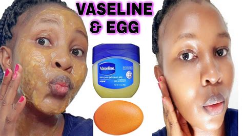 Vaseline and Egg White Face Mask |Vaseline and egg mask - YouTube