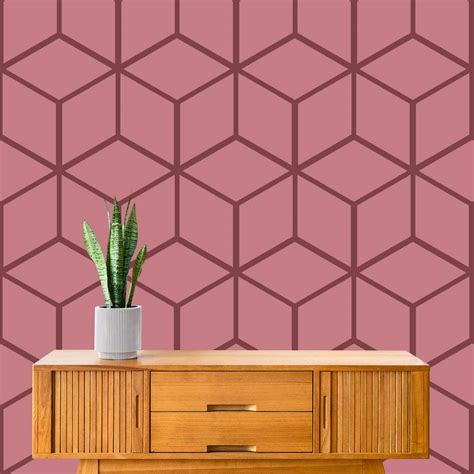 Wallpaper Design / Wall Stencil / Geometric Patterns / 001 – Homartz