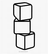 Ice Cubes Coloring Page Cube For Free Sketch sketch template