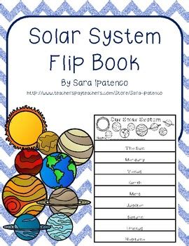 Solar System Flip Book by Sara Ipatenco | TPT