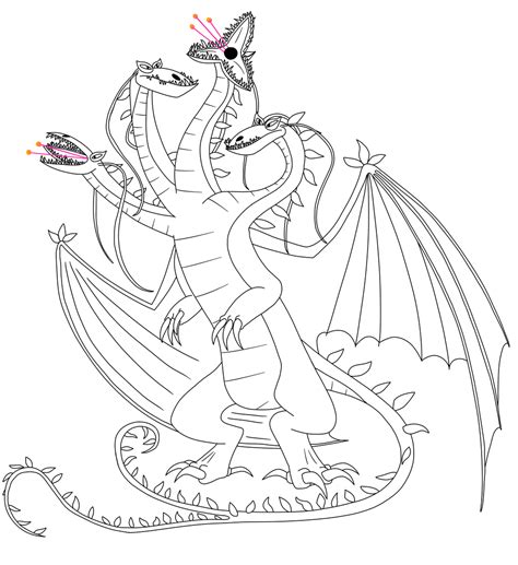 How To Train Your Dragon Snaptrapper Coloring Pages