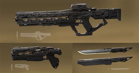 Commission: Sci-Fi Weapon Concept by VincentiusMatthew on DeviantArt